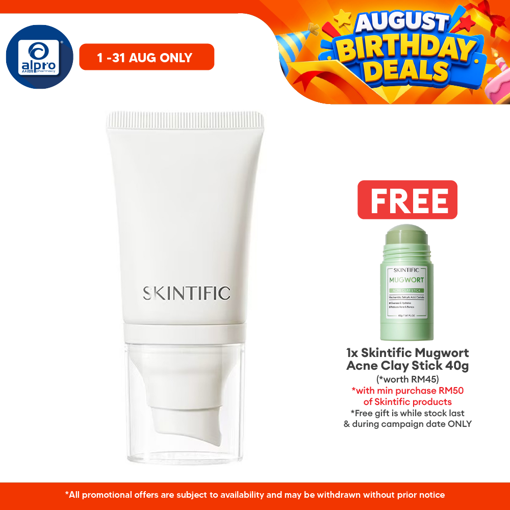 Skintific Sensitive Serum Sunscreen 30g | Lightweight & Soothing Effect Skintific