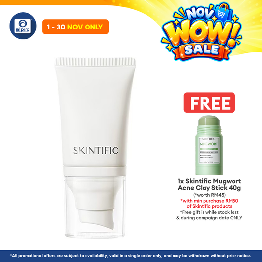 Skintific Sensitive Serum Sunscreen 30g | Lightweight & Soothing Effect