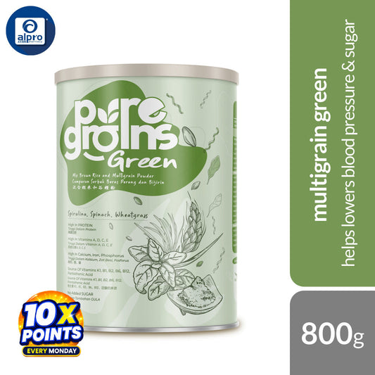 PureGrains Green 800g | Helps Lowers Blood Pressure & Sugar PureGrains