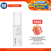 Cura-Fic Hydra+ Boosting Gel Cream 30g | Essential Daily Skin Moisturiser & Sensitive Skin Friendly