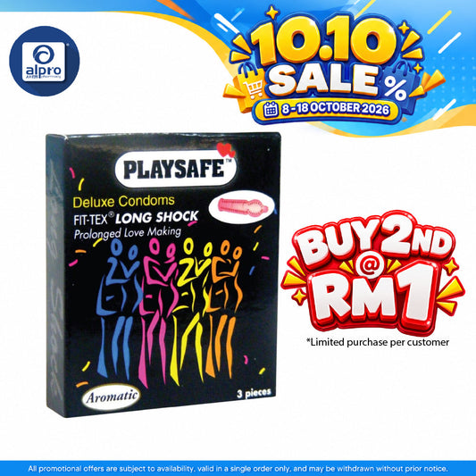 Playsafe Long Shock 3s | Last Longer & Increase Excitement