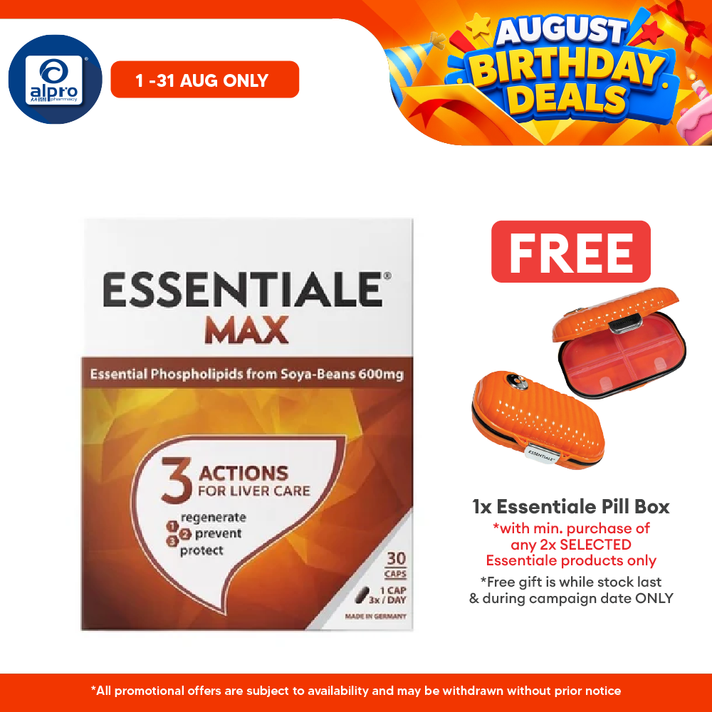 Essentiale Max 600mg Capsule 30's | Supports Daily Wellness Essentiale