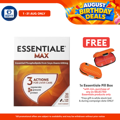 Essentiale Max 600mg Capsule 30's | Supports Daily Wellness Essentiale