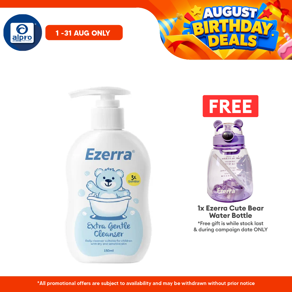 Ezerra Extra Gentle Cleanser 150ml | Moisten The Skin Ezerra