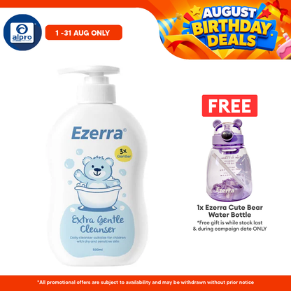 Ezerra Extra Gentle Cleanser 500ml | Moisten The Skin Ezerra