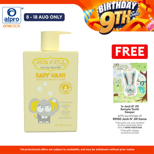 Jack N Jill Baby Wash 300ml | Gentle On Skin Jack N Jill