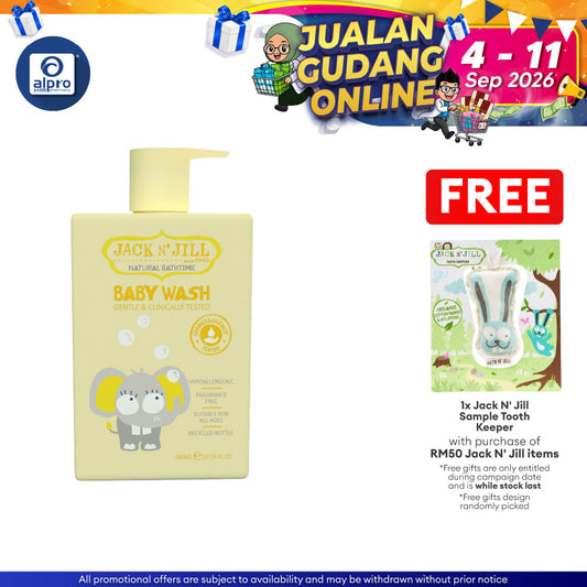 Jack N Jill Baby Wash 300ml | Gentle On Skin Jack N Jill