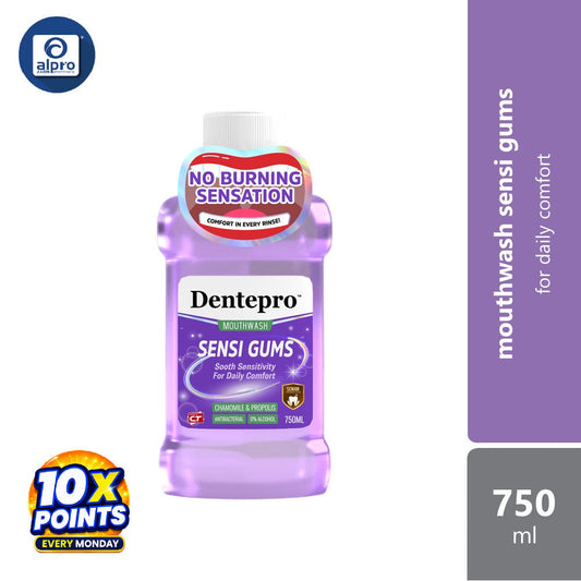 Dentepro Mouthwash Sensi Gums 750ml | Gentle Dentepro