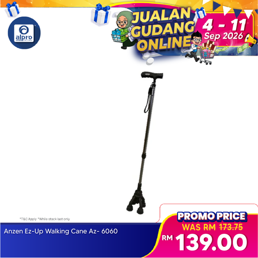 Anzen 360 Rotating Premium Walking Cane Az-404 1s | Better Balance Anzen