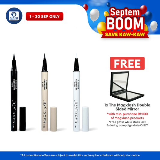 The Magxlash 2-in-1 Lash Bond Eyeliner (Black/ Dark Brown/ Clear) | Long Wearing & High Pigmentation THE MAGXLASH