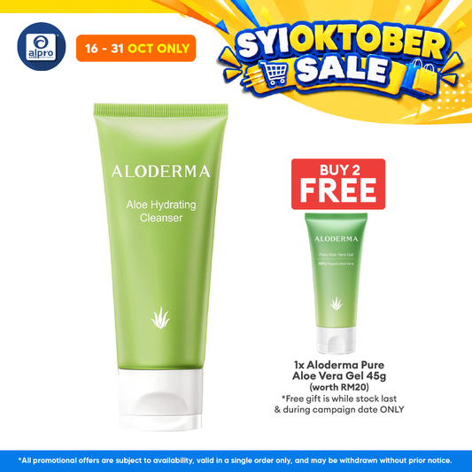 Aloderma Aloe Vitality Hydrating Cleanser 100g | Deep Hydrating & Purifying Effect