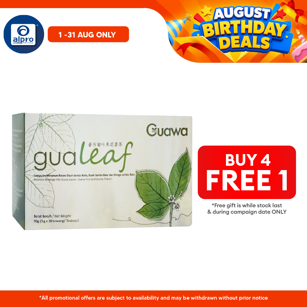 Guawa Gualeaf Guava Leaf Tea 3g ×30s | natural Antioxidants Support Overall Wellness GUAWA