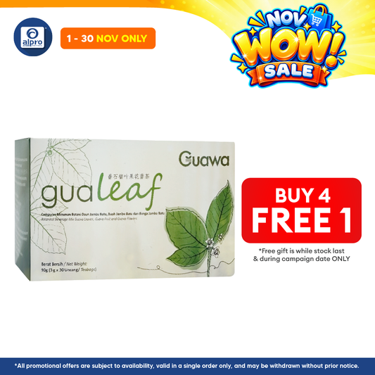 Guawa Gualeaf Guava Leaf Tea 3g ×30s | natural Antioxidants Support Overall Wellness