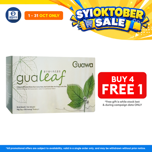 Guawa Gualeaf Guava Leaf Tea 3g ×30s | natural Antioxidants Support Overall Wellness