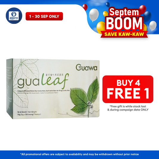 Guawa Gualeaf Guava Leaf Tea 3g ×30s | natural Antioxidants Support Overall Wellness GUAWA
