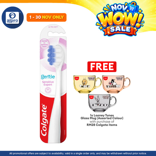 Colgate Gentle Sensitive Expert Ultra Soft 1s | Less Pressure & More Bristles