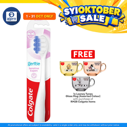 Colgate Gentle Sensitive Expert Ultra Soft 1s | Less Pressure & More Bristles