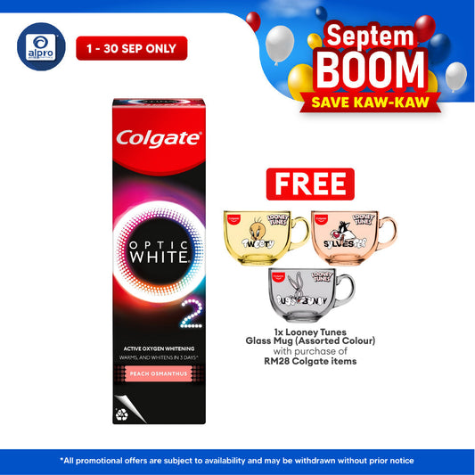 Colgate Optic White O2 Peach Osmanthus 85g Colgate