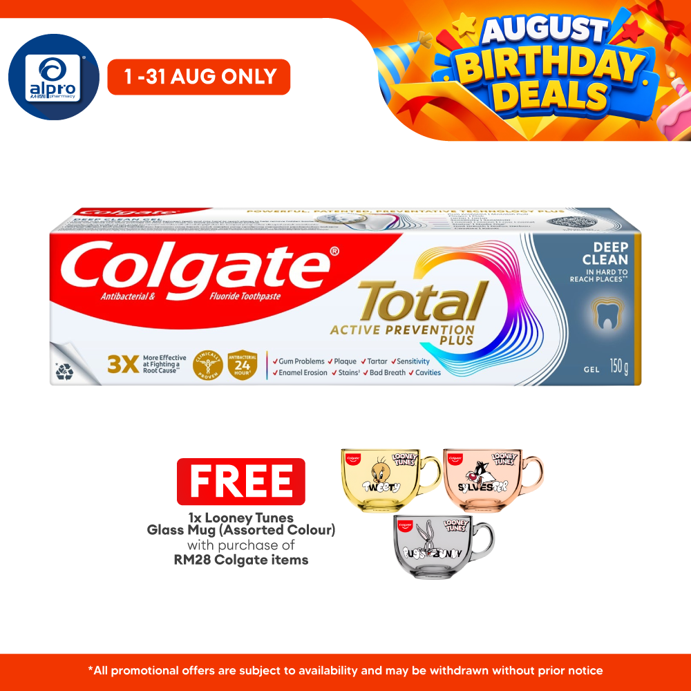 Colgate Total Deep Clean 150g | Deep Clean In Hard-To-Reach Places Colgate