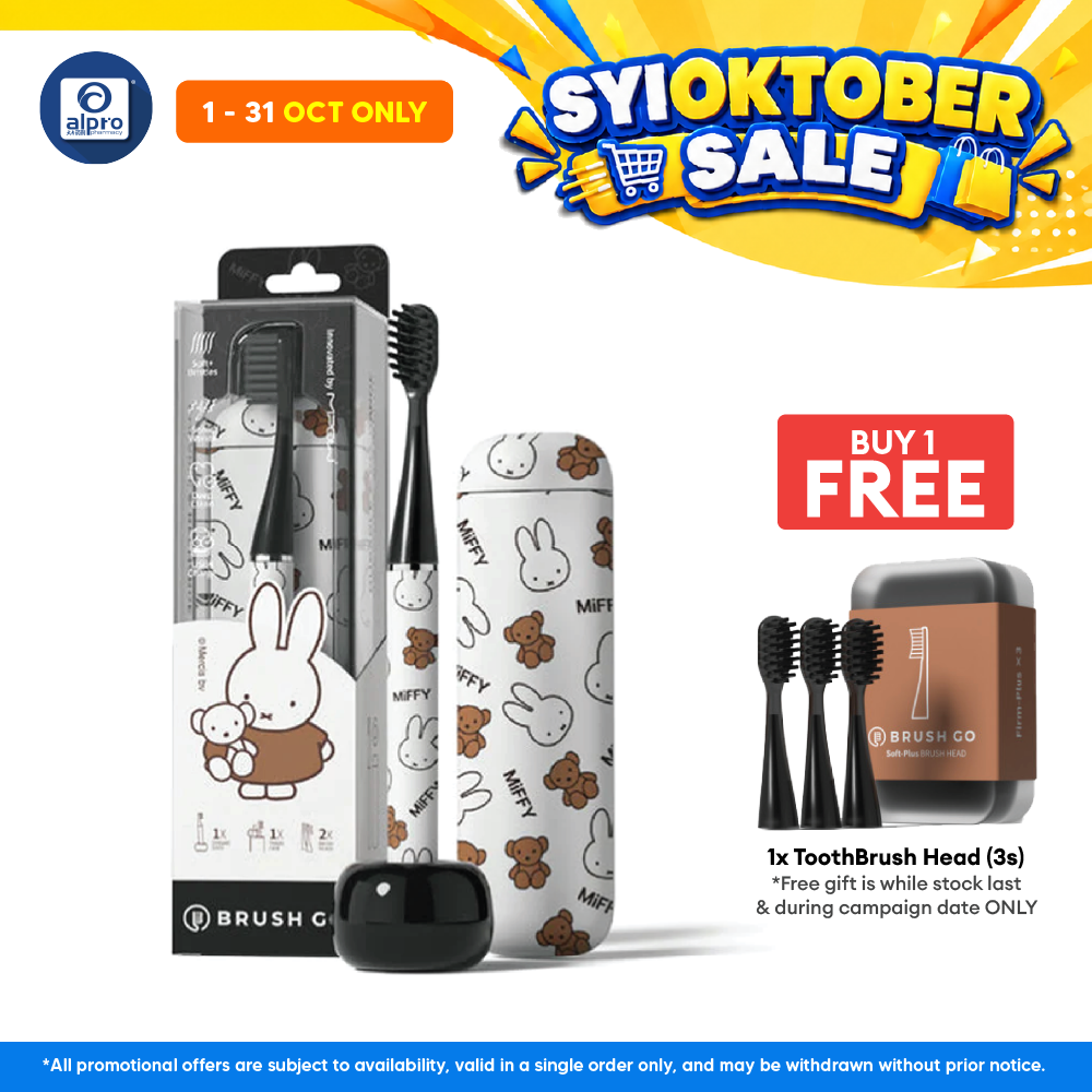 Mipow i4 Ci900s_B Slim Electric Toothbrush MIFFY Edition | Travel Case & Ceramic Holder Dock