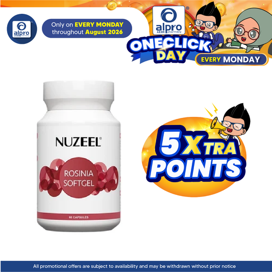Nuzeel Rosinia 60s | Skin Nutrition Support Nuzeel