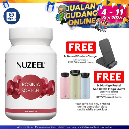 Nuzeel Rosinia 60s | Skin Nutririon Support Nuzeel