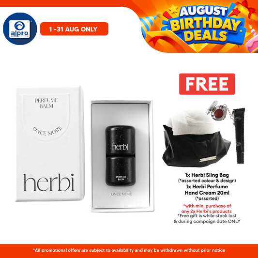 Herbi Perfume Balm (10 Different Scents) | Quiet Scents In Elegant Canister Herbi