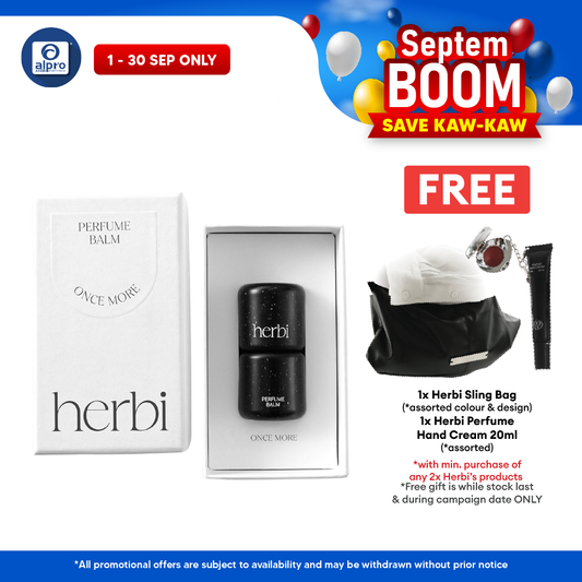 Herbi Perfume Balm (10 Different Scents) | Quiet Scents In Elegant Canister Herbi