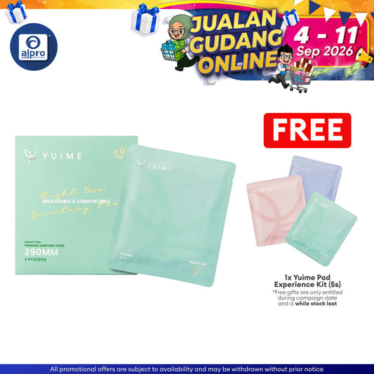 Yuime Night Use Pad 29cm 9s | Ultra-Thin & Super Absorbent Yuime