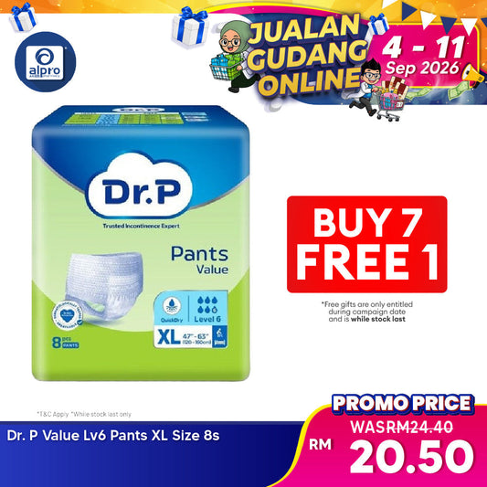 Dr. P Value Lv6 Pants XL 8s | Dry & Comfortable Dr.p