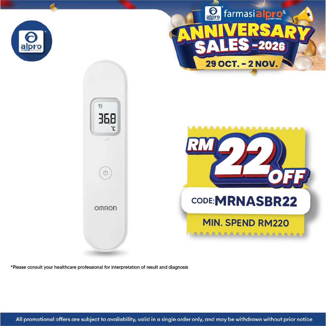 OMRON Forehead Thermometer MC-F300 | Get Precise Reading In 1 Second