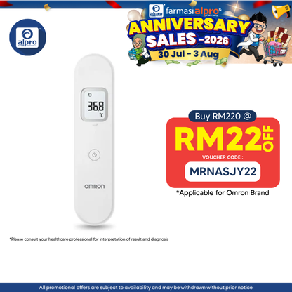 OMRON Forehead Thermometer MC-F300 | Get Precise Reading In 1 Second Omron