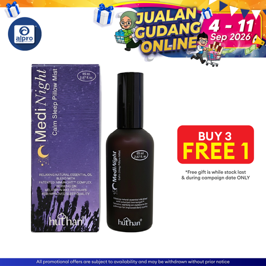 huthan® Medinight Calm Sleep Pillow Mist 85mL | Calming Aroma & Relaxing Effect huthan