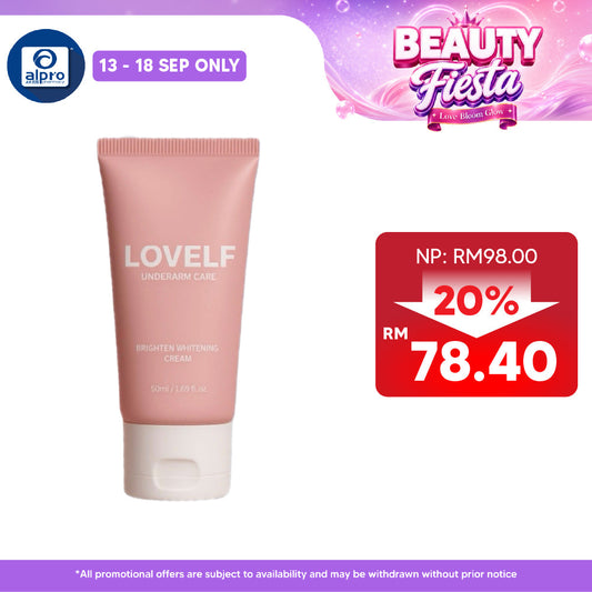 LOVELF Brighten Whitening Cream 50mL | Evens Out Skin Tone & Brightens Skin