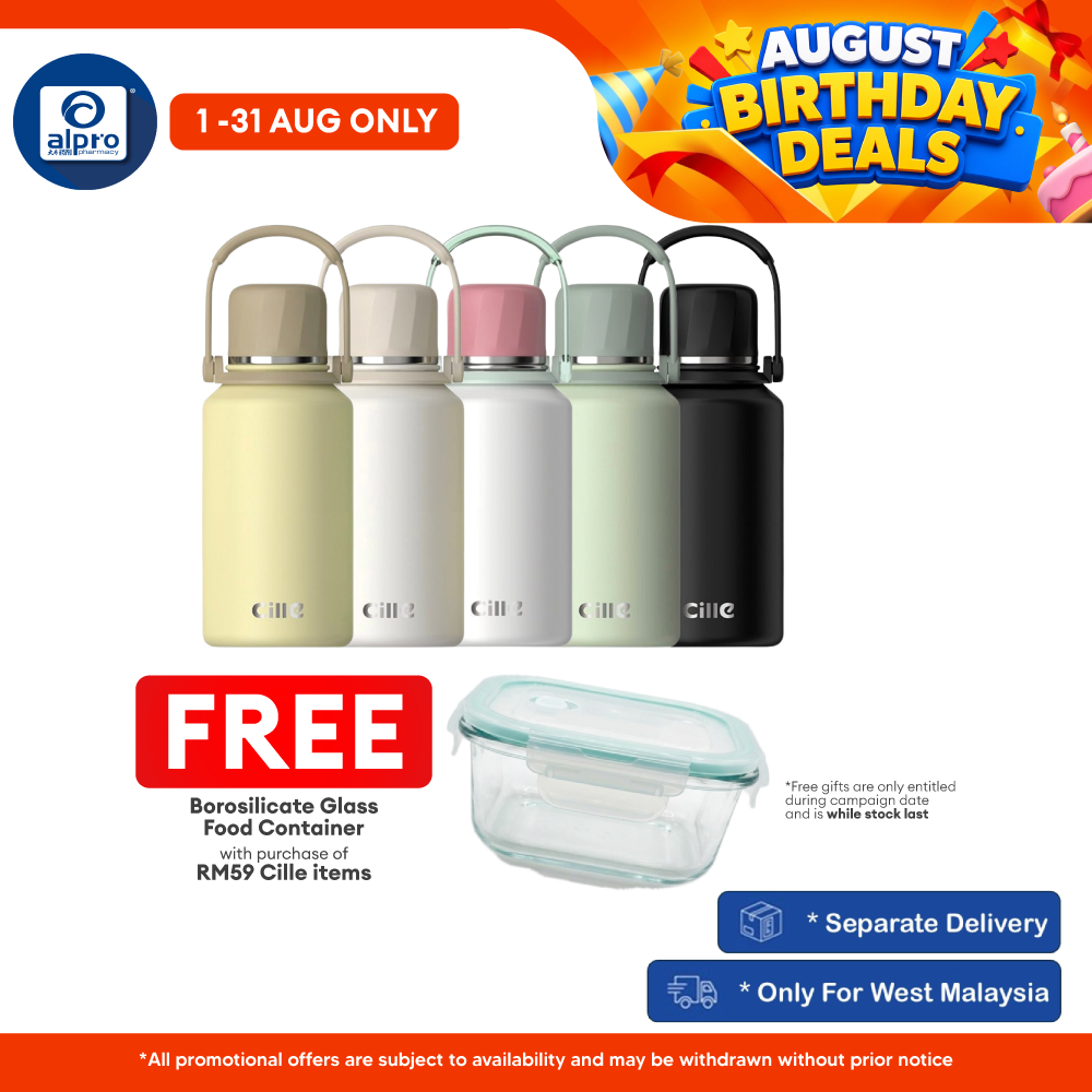 Cille Stainless Steel Thermos with Straw & Direct Drink Mouth 1200ML (XB-25148-1.2) | All Day Heat & Cold Retention Cille