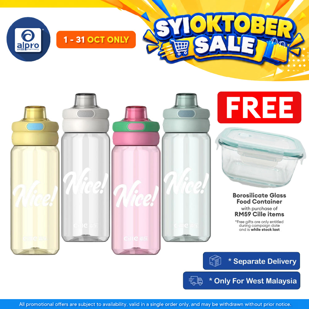 Cille Tritan BPA-Free Water Bottle Large Volume 650mL (XL-2521-650) | Premium BPA-Free Material