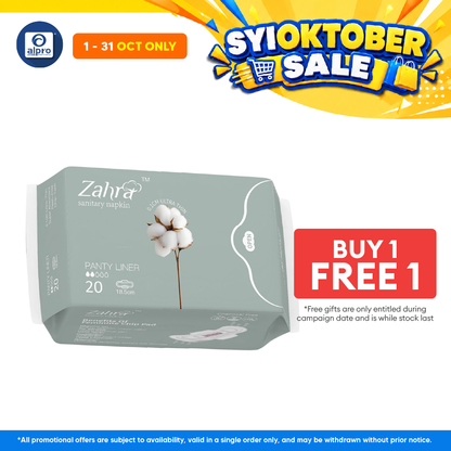 Zahra Panty Liner 185mm 20s | Comfortable All-Day Wear