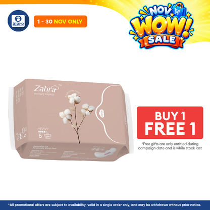 Zahra Heavy Flow Pad 350mm 6s | Fast Absorption & Ultra-Soft