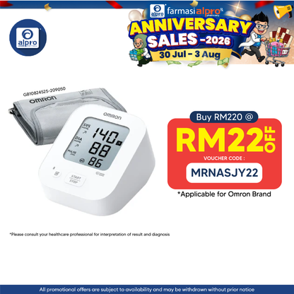 OMRON Blood Pressure Monitor HEM-7183T1-AP (EZ BT) | Seamless Integration with Smartphone via Bluetooth Omron