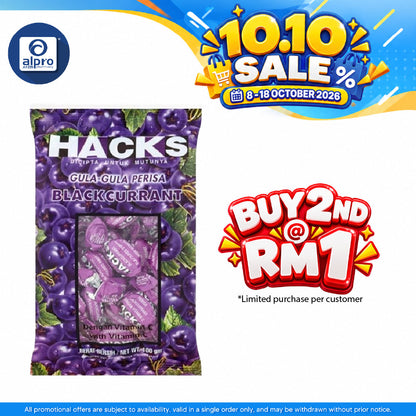 Hacks Blackcurrant 100g | Refreshing Taste