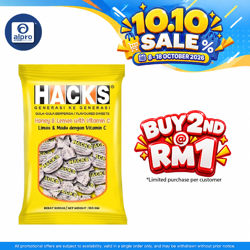 Hacks Honey Lemon 100g | Comforting Taste