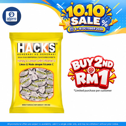 Hacks Honey Lemon 100g | Comforting Taste