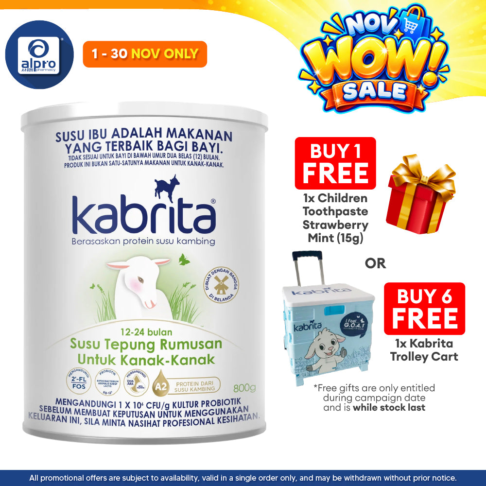 Kabrita Goat Milk Children Formula (12-24 Months) 800g | Goat’s Milk Protein Based Formula