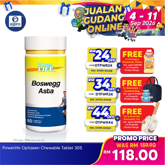 Powerlife Boswegg Asta Capsule 60s | Joint Support Kinohimitsu