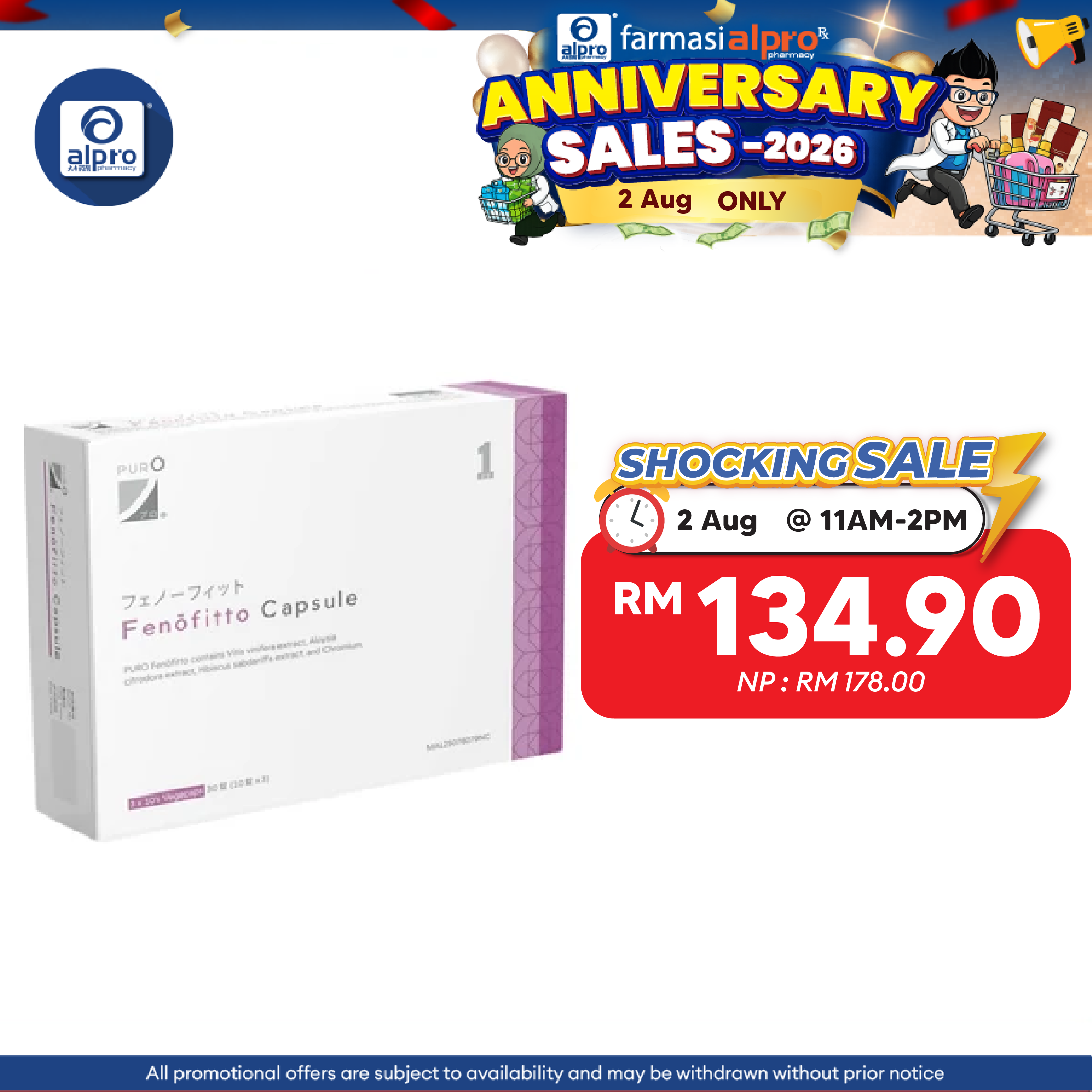 Puro Fenofitto Capsule 30s Puro