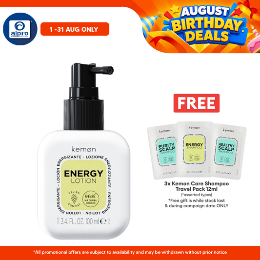 Kemon Care Energy Lotion 100mL | Helps Reinforcing Hair at the Root Kemon