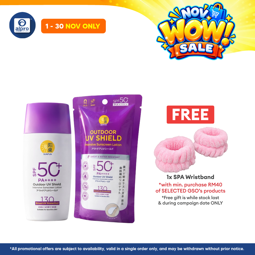 GSO Sun Fun Outdoor Shield Uv 130 Spf50+ 35ml | Lightweight