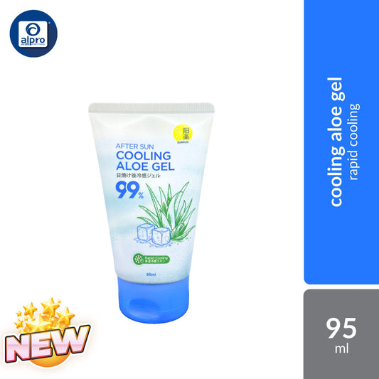 GSO Sun Fun After Sun Cooling Aloe Gel 95ml | Instant Cooling Sensation GSO