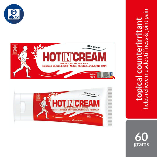 Hotin Cream Topical Counterirritant 60g | Helps Relieve Muscle Stiffness & Joint Pain HOTIN