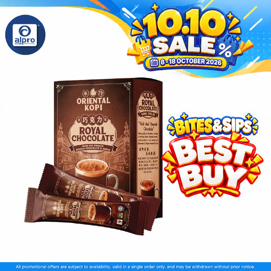 Oriental Kopi Royal Chocolate 38g ×10s | Intense Belgian Chocolate Aroma